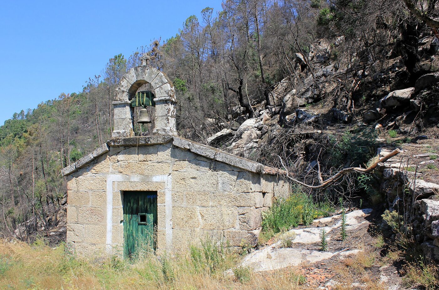 Capela de San Cosmede en Pantón