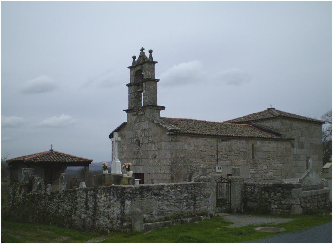 Igrexa de Santalla de Árbol en Antas de Ulla
