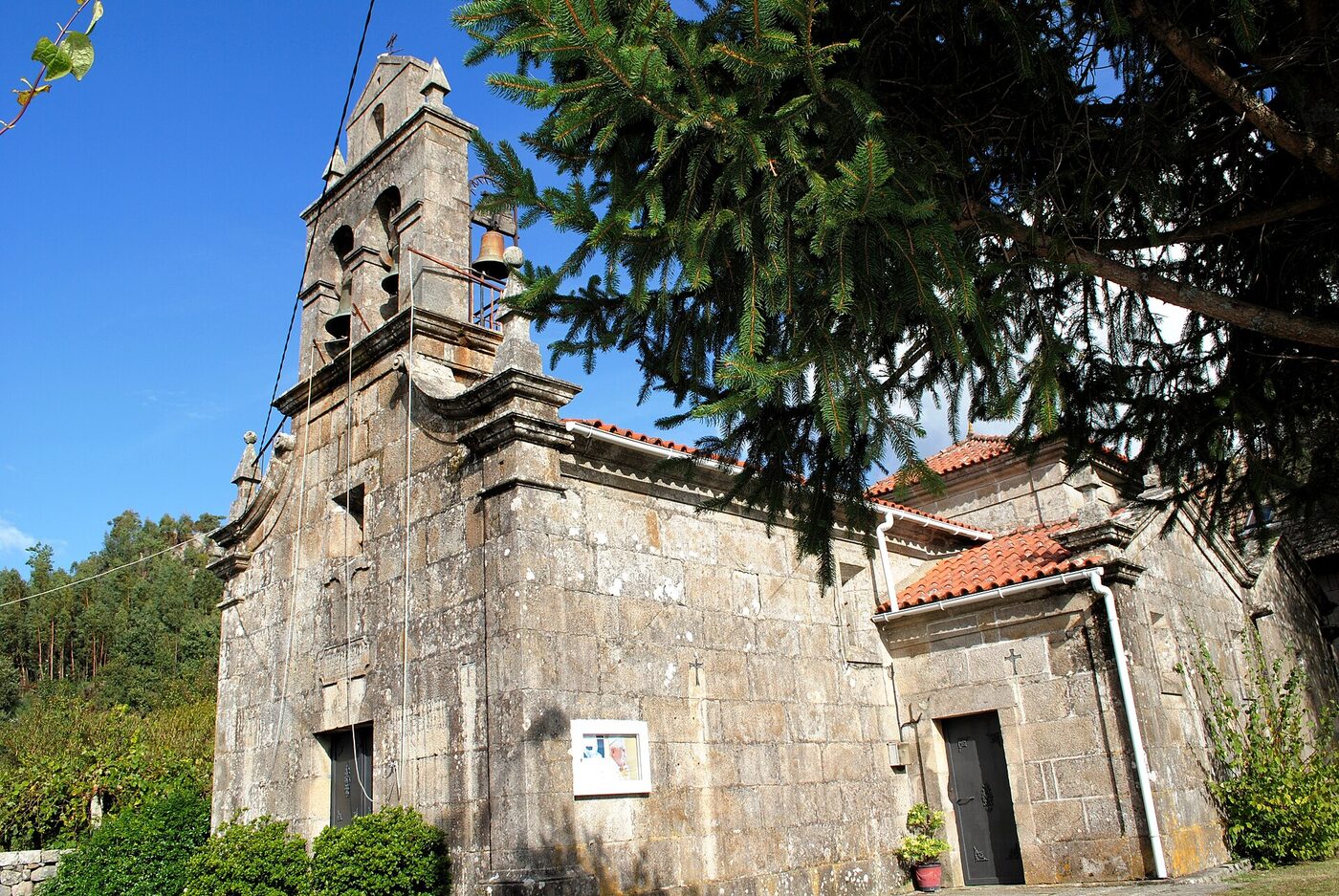 Igrexa de Santa María de Chaín en Gondomar