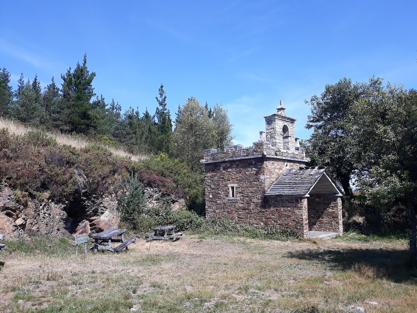 Capela de Santa Bárbara de Silvela en A Fonsagrada