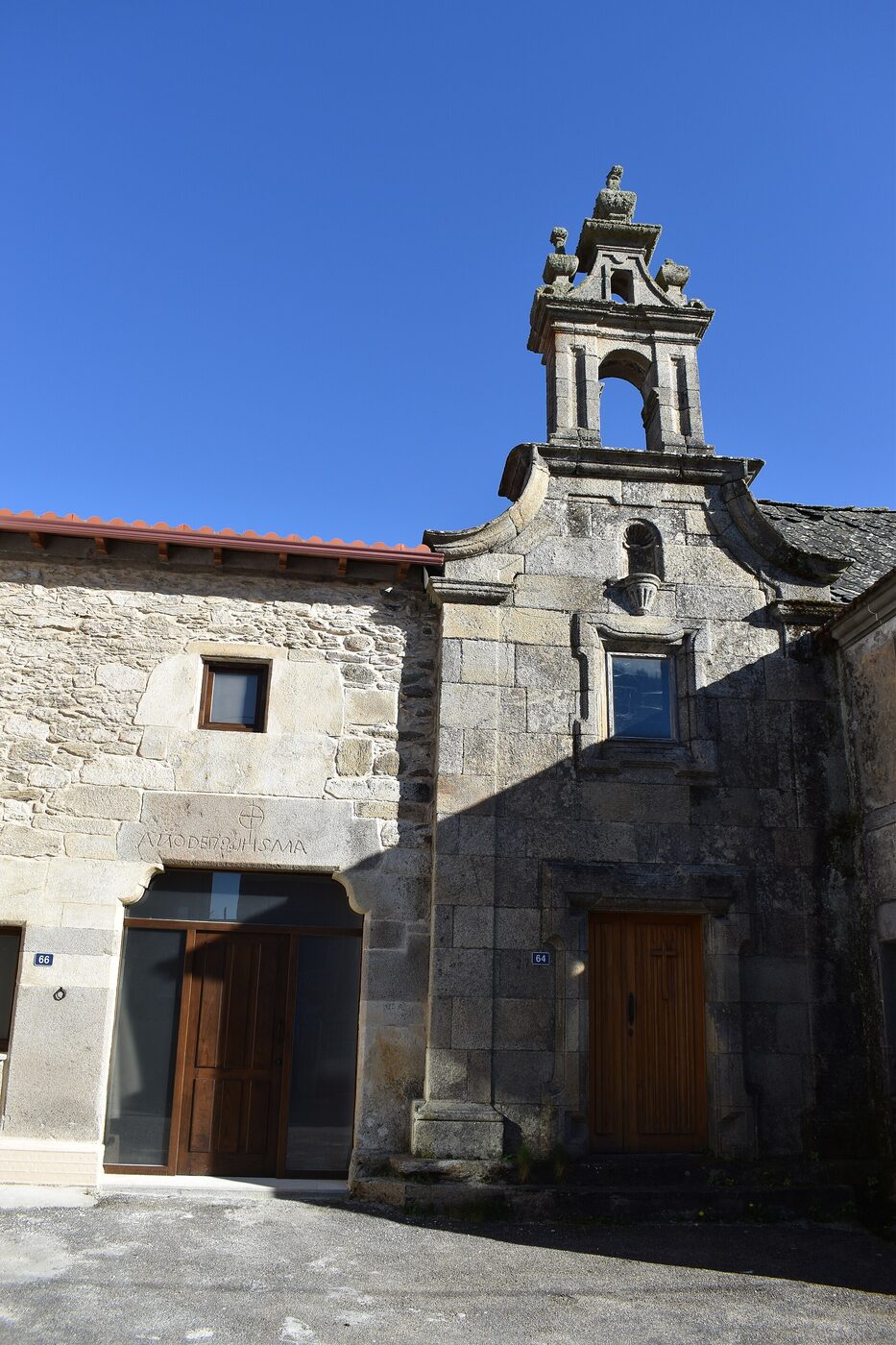 Capela de Caldesiños en Viana do Bolo