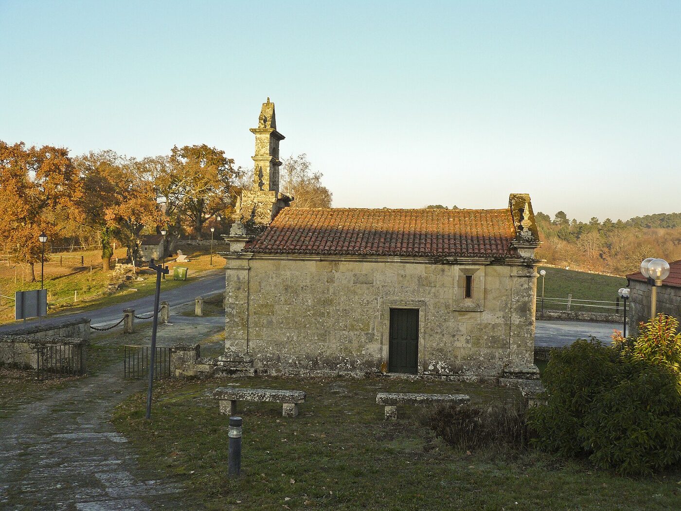 Capela de San Gregorio do Castelo de Vilamarín en Vilamarín